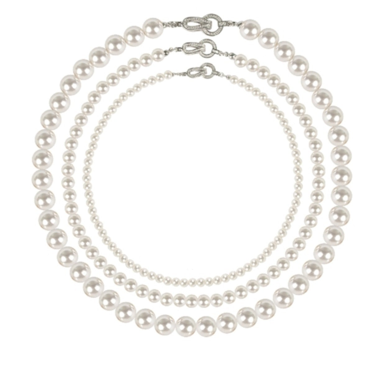Full Diamond Design Buckle Really Many Necklaces