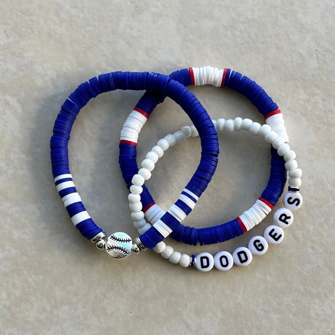 Personality Team Professional Baseball League Letter Bracelets