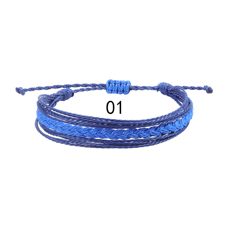 Woven Hand Strap Bohemian Style Twist Bracelets