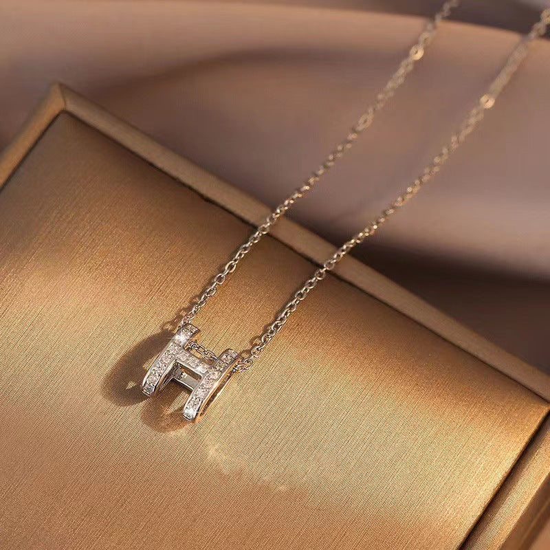 Sweet Letter Stylish Simple Versatile Clavicle Necklaces