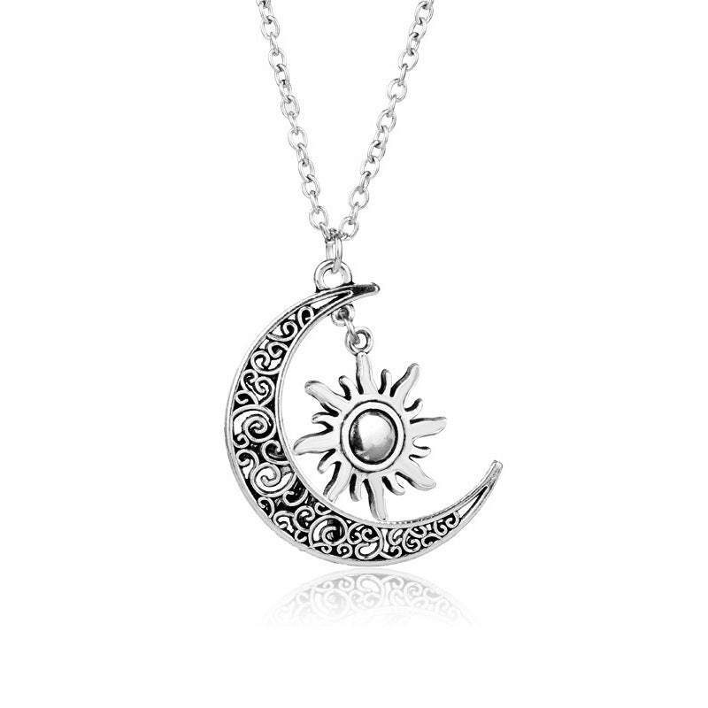 Sun Moon Female Style Personalized Design Pendants