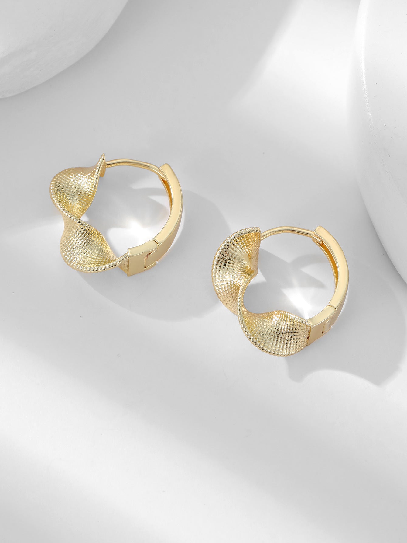 Metal Geometry Ear Clip Female Style Earrings