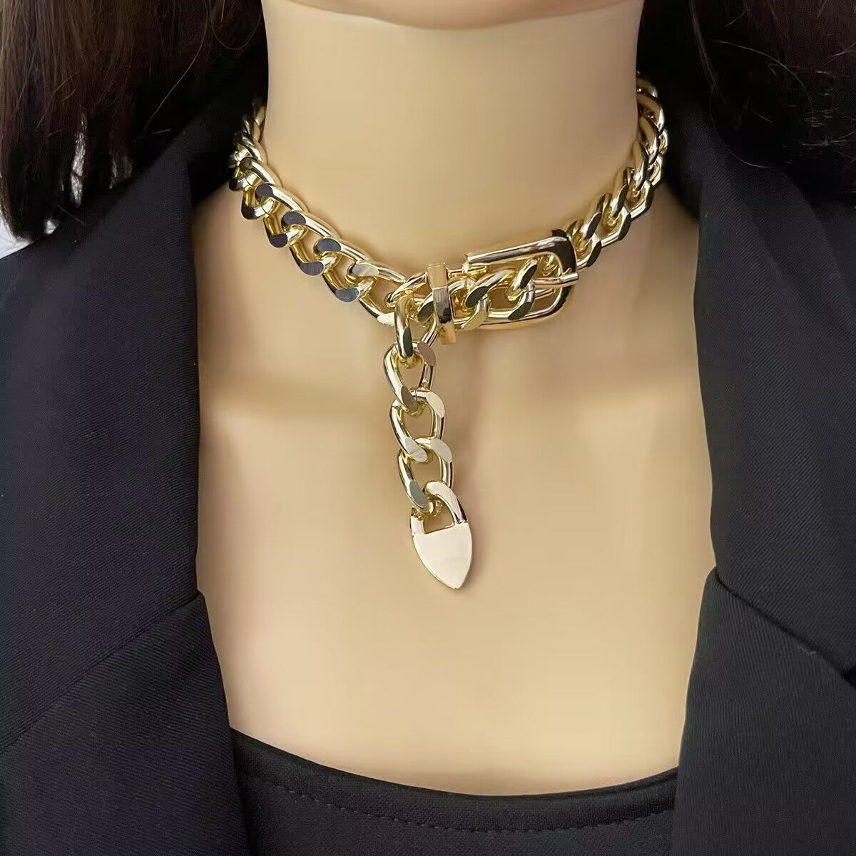 Women's Chain Single Layer Clavicle Fashion Punk Necklaces