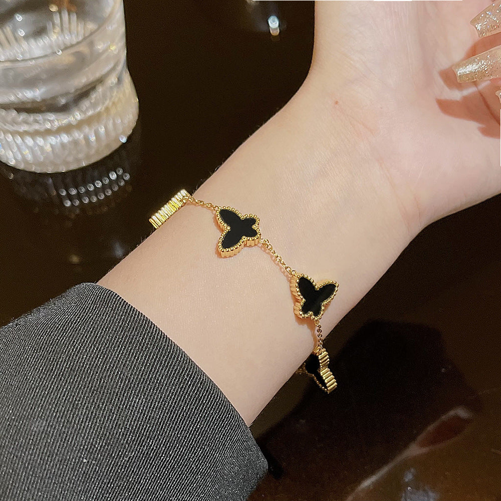 Sense Of Design Light Luxury Exquisite Versatile Butterfly Female Bracelets