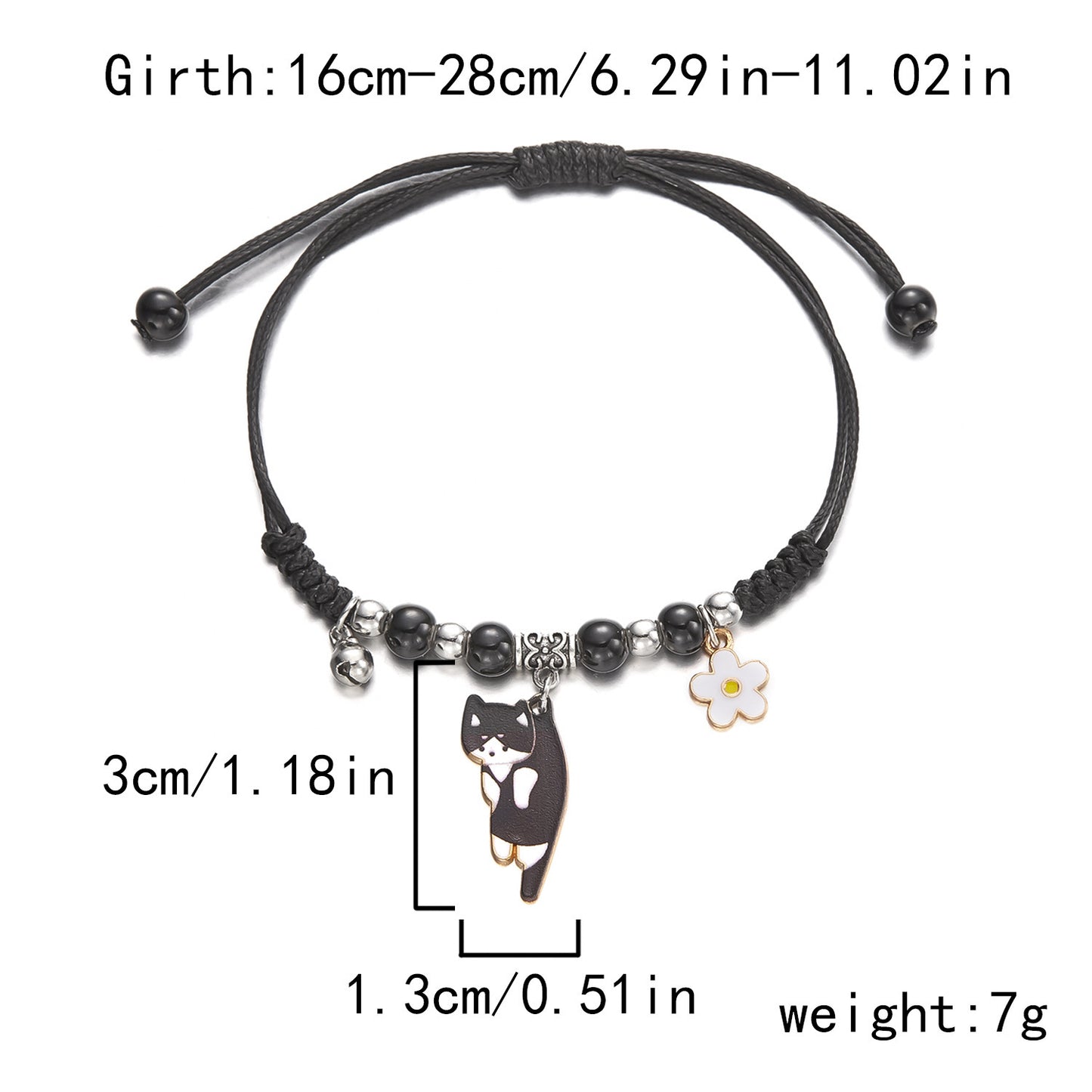 Fashion Cartoon Cat Design Sense Simple Bracelets