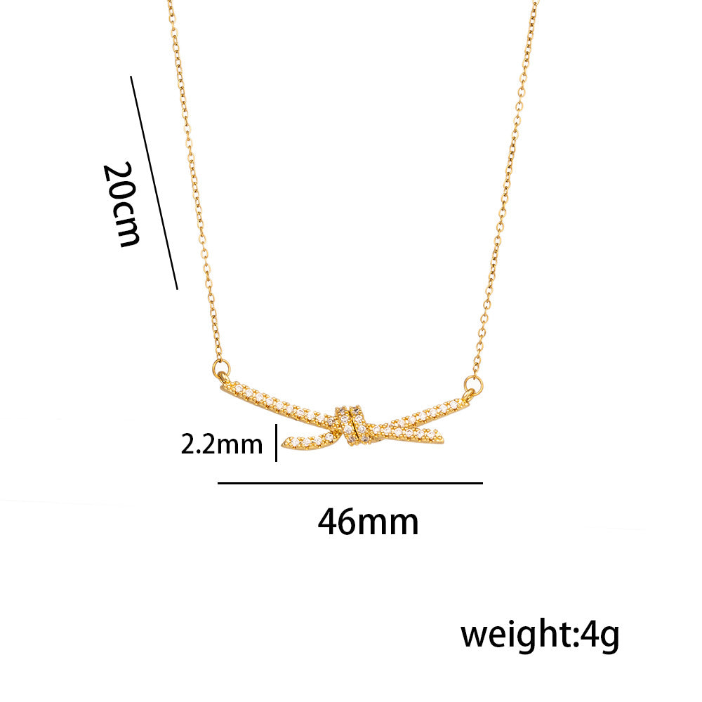 Women's Twisted String For Design Fashion Temperament Necklaces