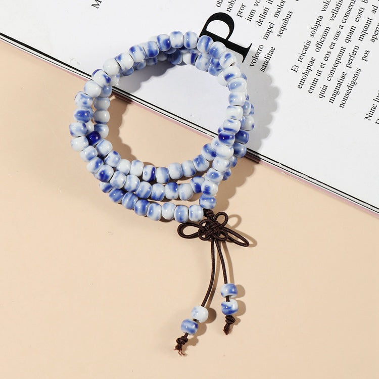 Style Ceramic Jewelry Beads Retro Three-circle Bracelets