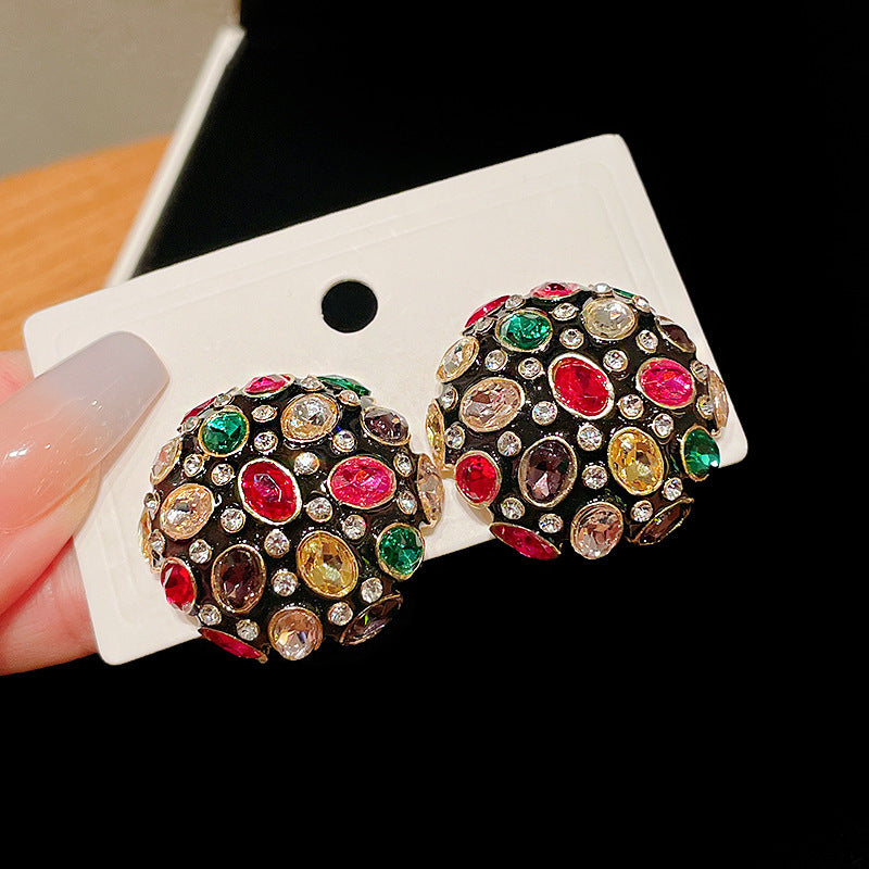 Women's Fashionable Retro High-grade Artistic Light Luxury Earrings