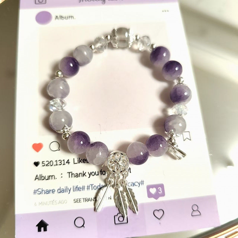 Moon Glazed Female Design Simple High Sense Versatile Bracelet
