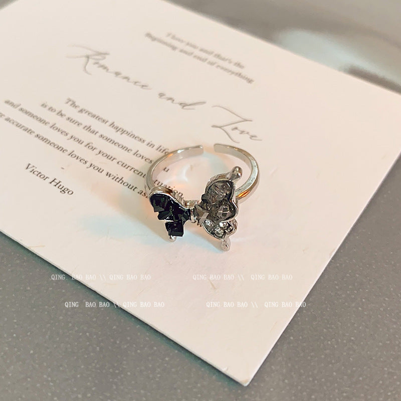 Niche Design Female Temperament Wild Personality Rings