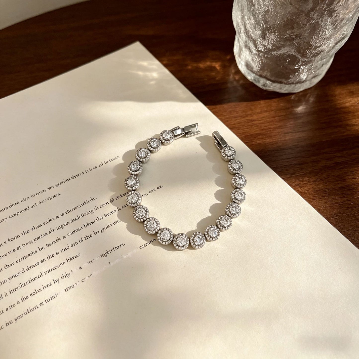 Women's Source Zircon Massive Style High Color Retention Dopamine Bracelet