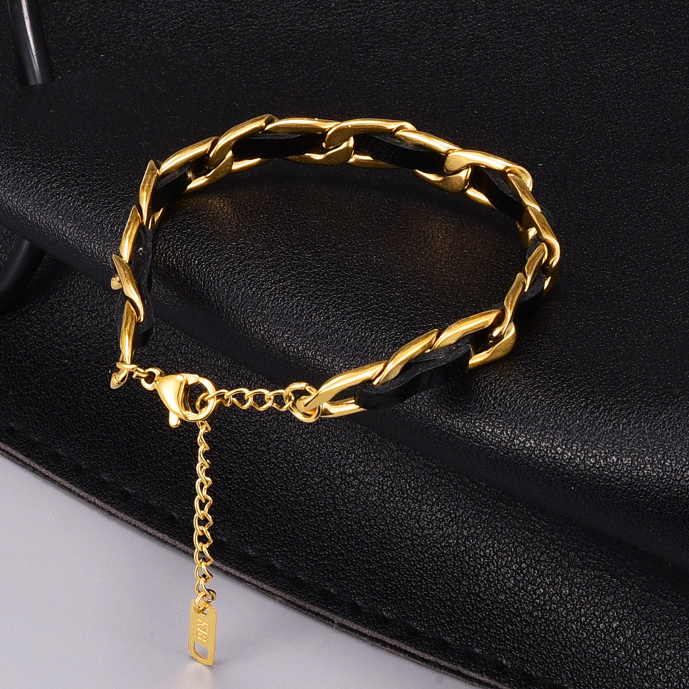 Fashion Design Gold Plated Retro Korean Type Bracelets