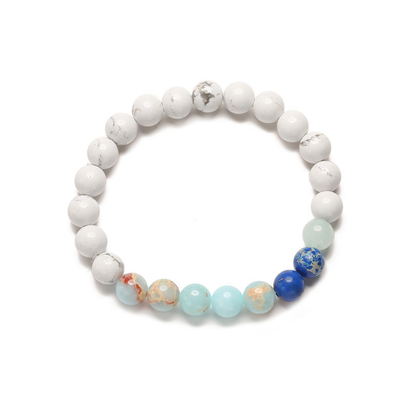 Women's & Men's Eight Planets Natural Stone Space Gifts Bracelets