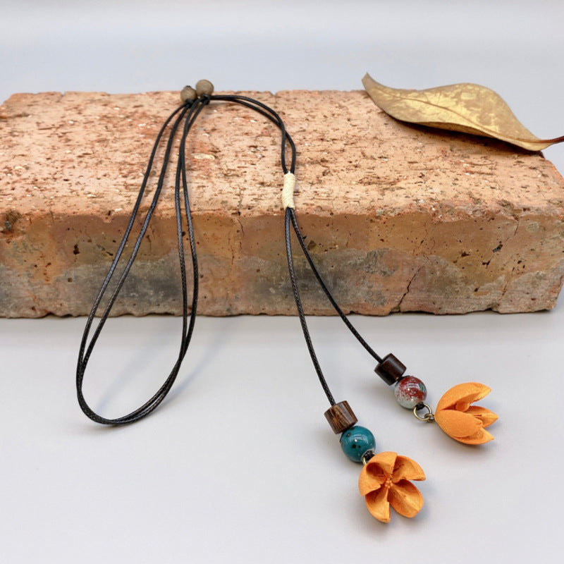 Jack Purcell True Flower Plant Dried Fruit Mori Style Necklaces