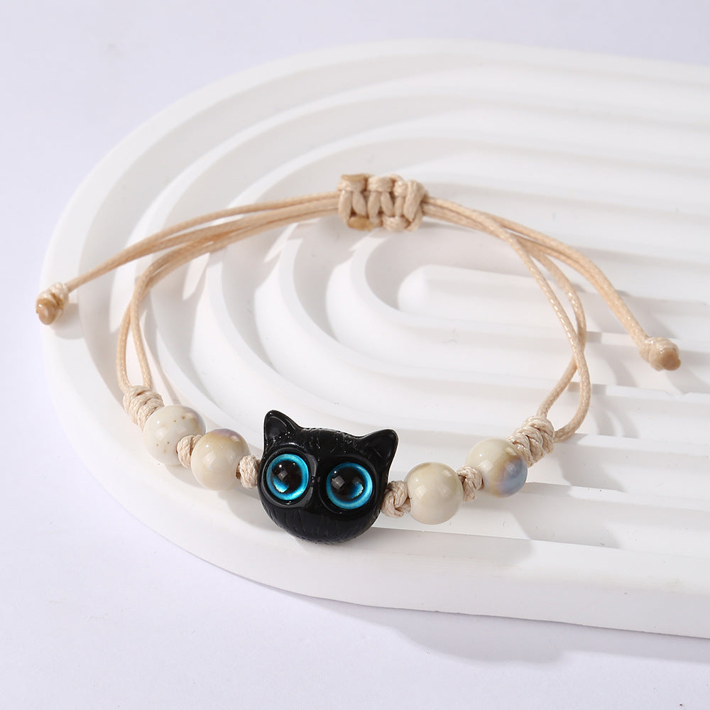 Women's & Men's Cute Kitty Style Niche Personality Sweet Bracelets