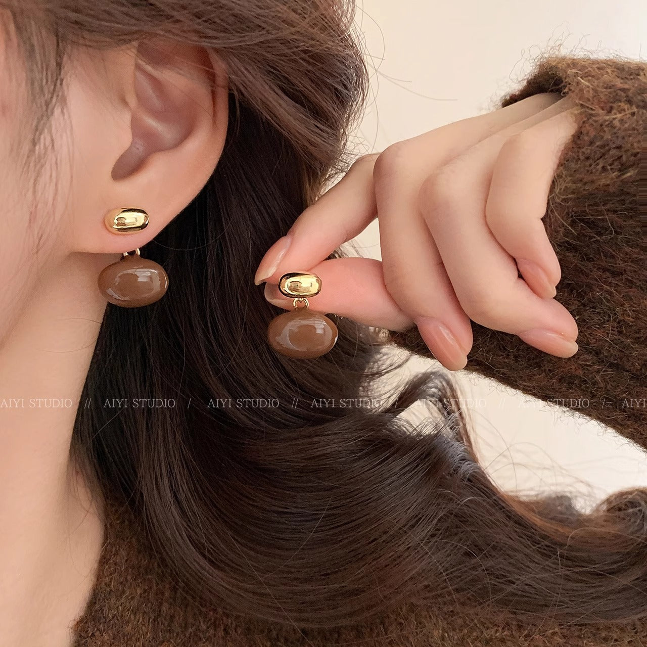 Light Luxury High Sense Elegance Retro Earrings