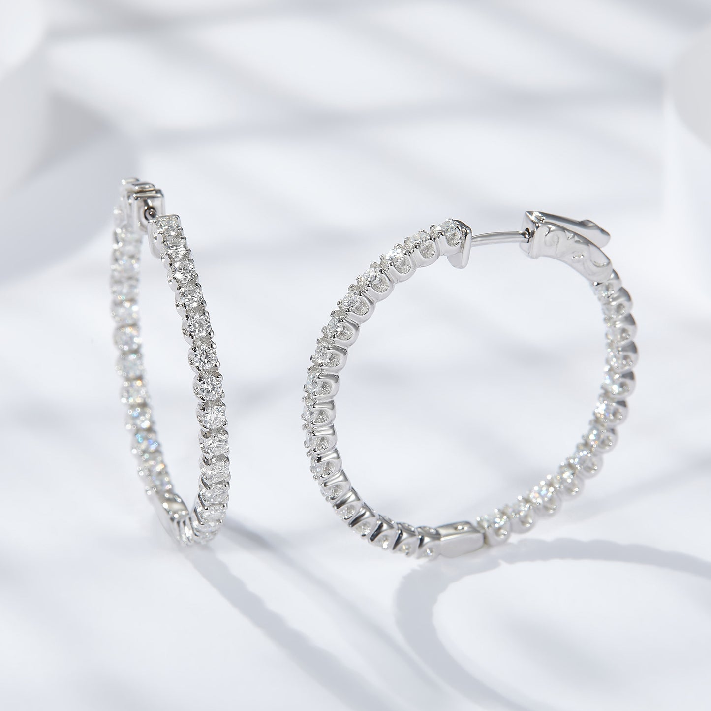 Trendy Women's Hoop Sterling Sier High-grade Earrings