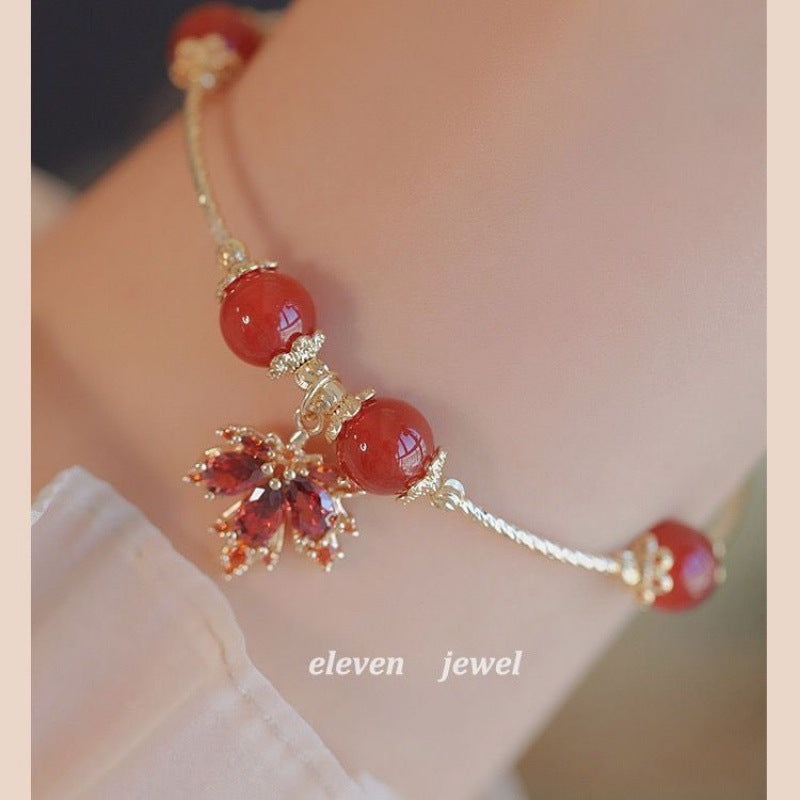 Moon Glazed Female Design Simple High Sense Versatile Bracelet