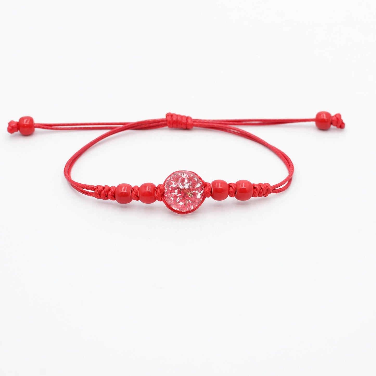 Cherry Blossom Red Rope Hand Weaving Bracelets