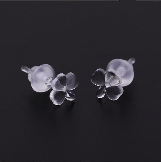 Resin Ear Bar Invisible Small Plastic Sterilizing Stick Earrings