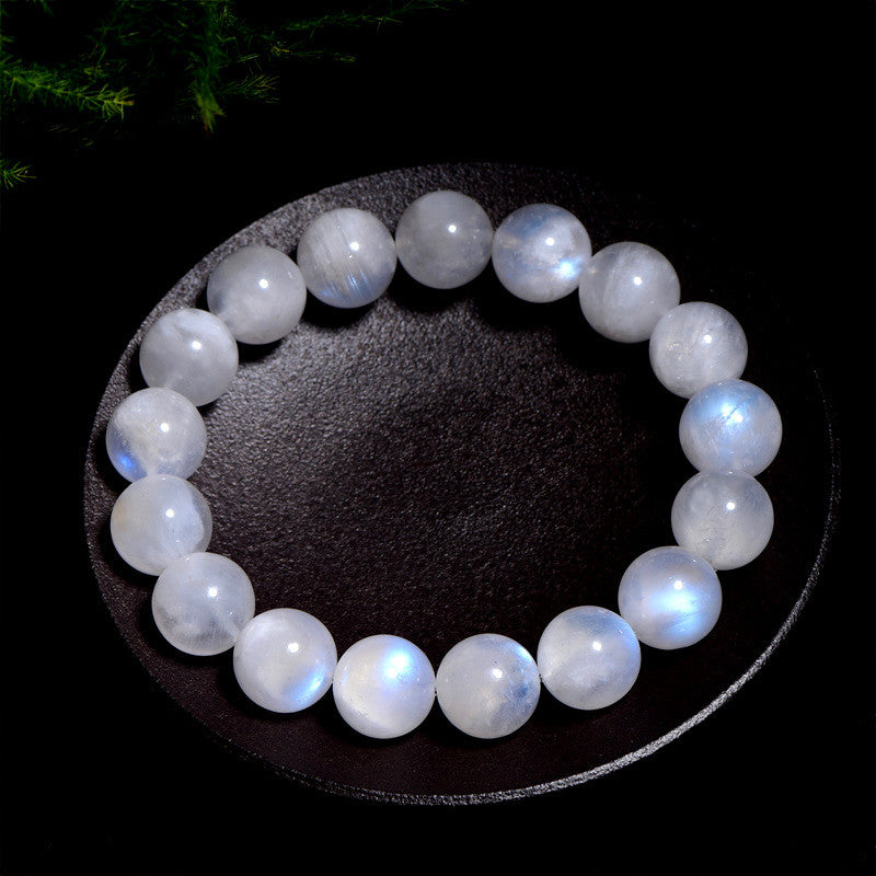 Crystal Natural Blue Moonlight Ball White Bracelets