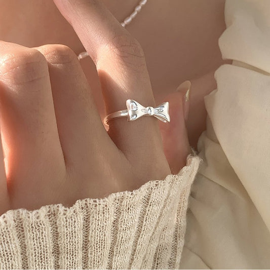 Female Simple Open Light Luxury Minority Rings