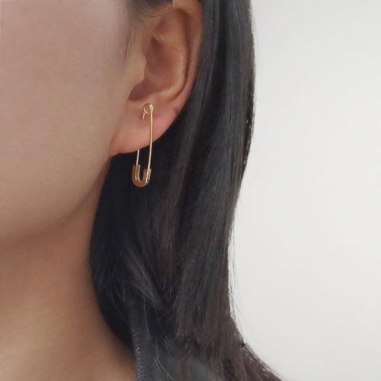 Women's Sier Needle Disco Dancing Style Fashionmonger Personalized Earrings