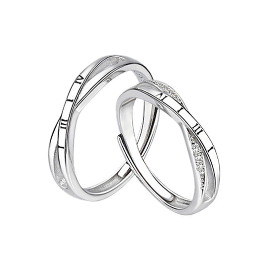 Women's & Men's One Pair Simple Niche High Sense Rings