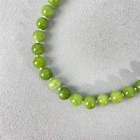 Green Natural Stone Fresh Mori High-grade Necklaces