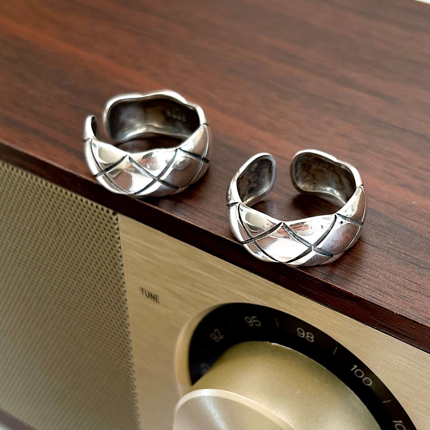 Entire Sterling Sier Diamond Female Fashion Personality Rings