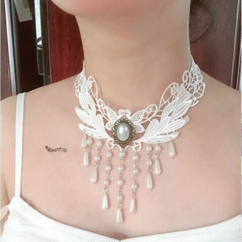 Women's Lace For Simple Short Popular Neck Accessories Necklaces