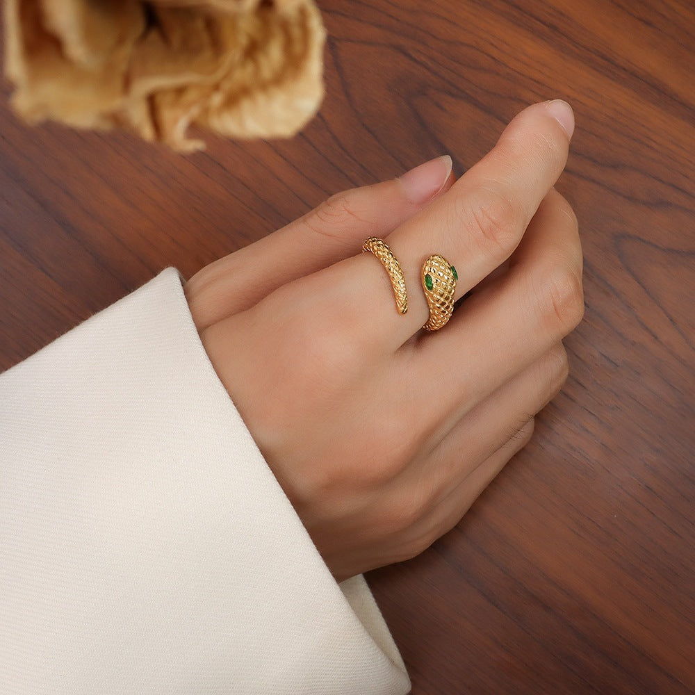 Women's Diamond Snake Opening Can Not Be Rings