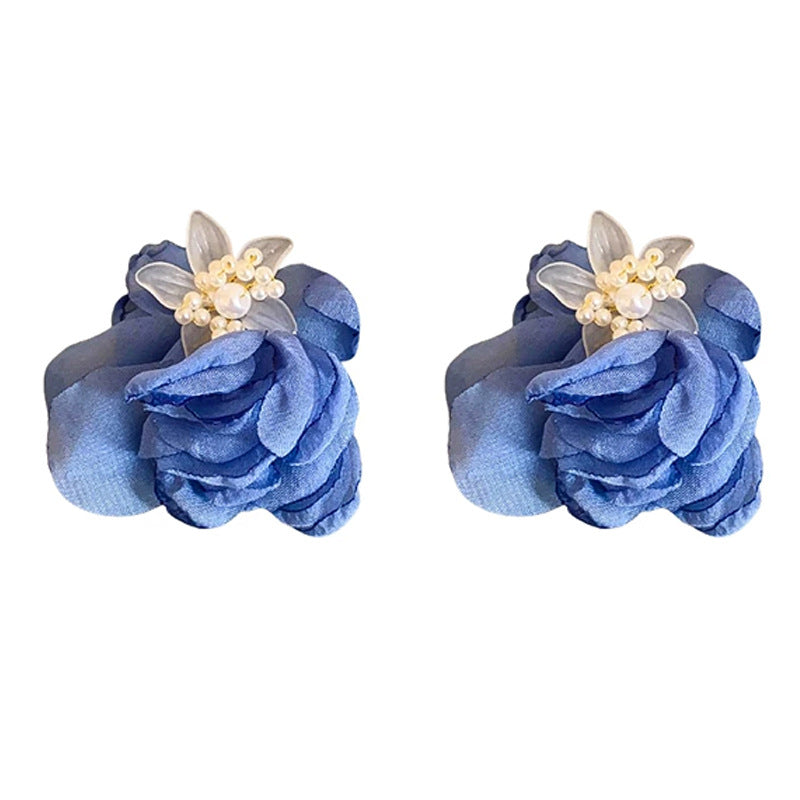 Vacation Style Ear Dignified Flowers Niche Earrings