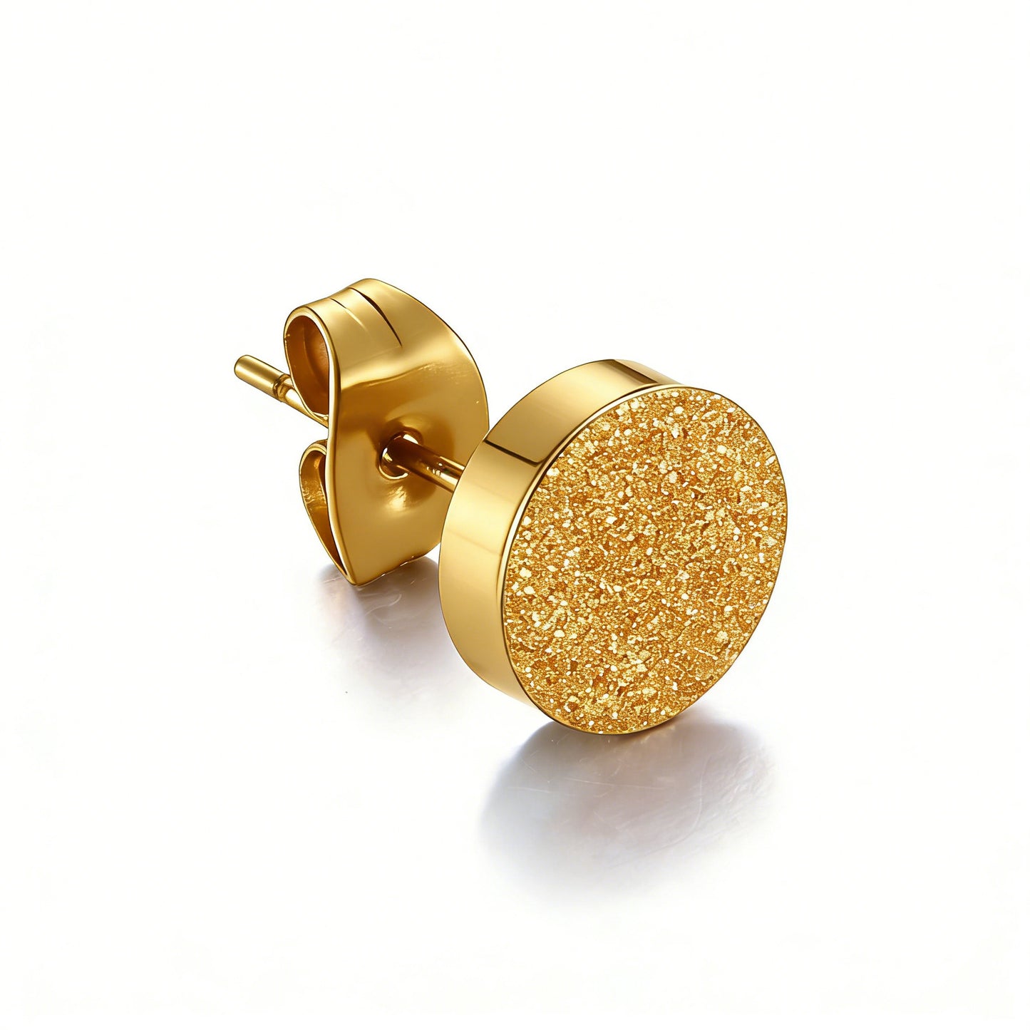 Women's & Men's Style Titanium Steel Pearl Sand For Design High-grade Rings