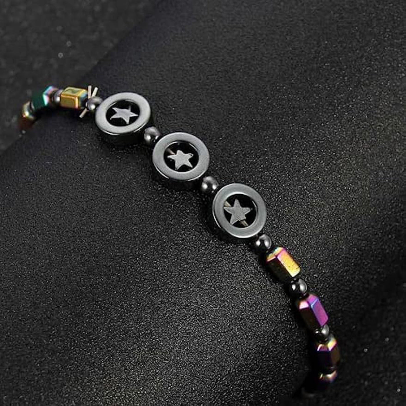Women's Yoga Magnet Natural Stone Haematite Bracelet