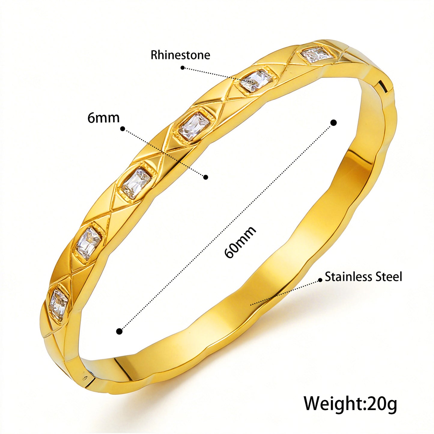 Open Stainless Steel Hydraulic Light Luxury High-grade Exaggerated Design Sense Bracelets