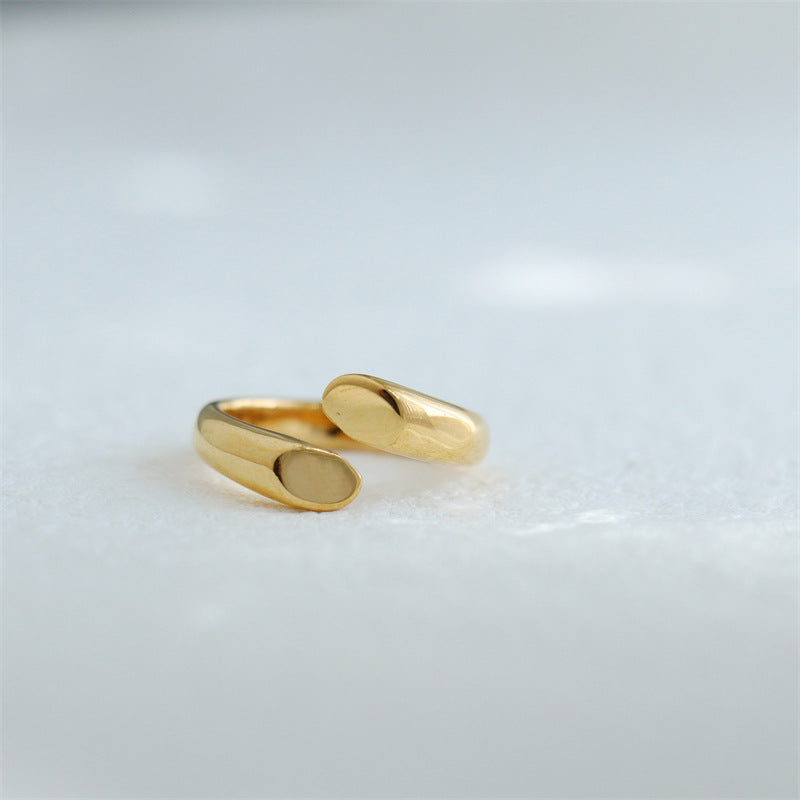 Women's Fashion Front Opening Vintage Niche Design Rings