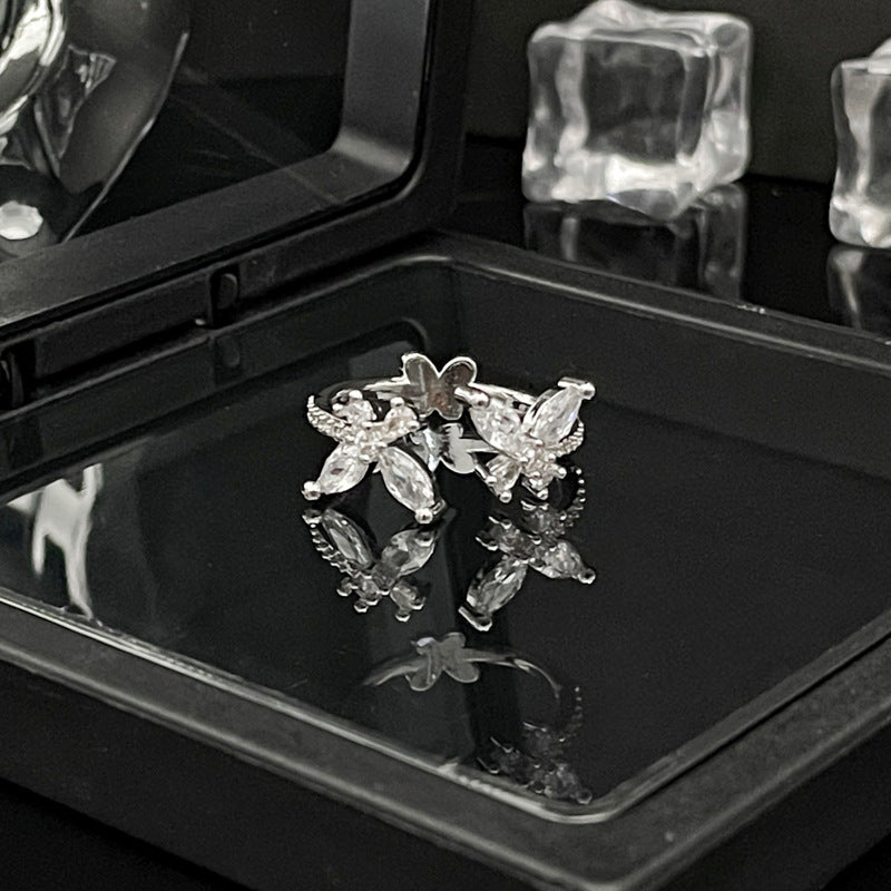 Women's Opening Dark Simple Exquisite Sweet Cool Rings