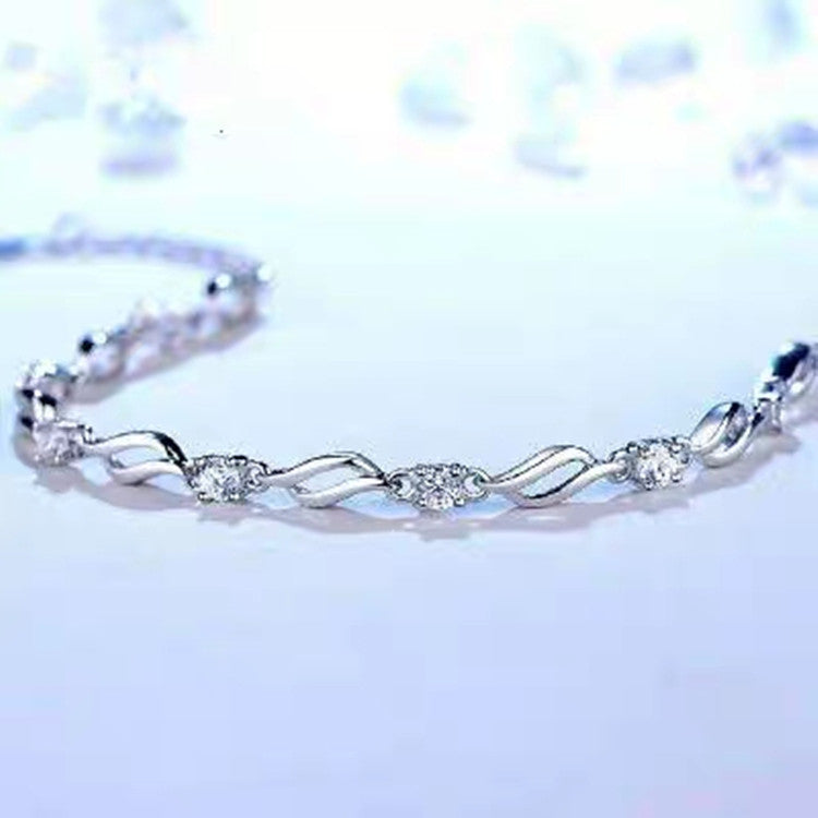 Crystal Love Simple Personality Mori Style Bracelets