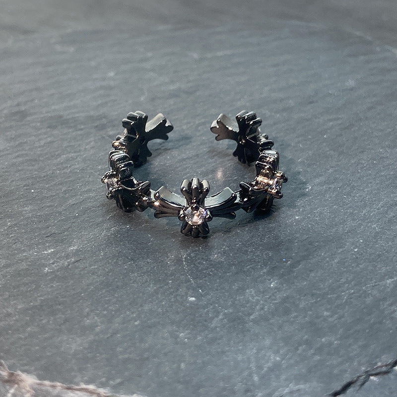 Asterism High Sense Dark Style Female Trendy Rings