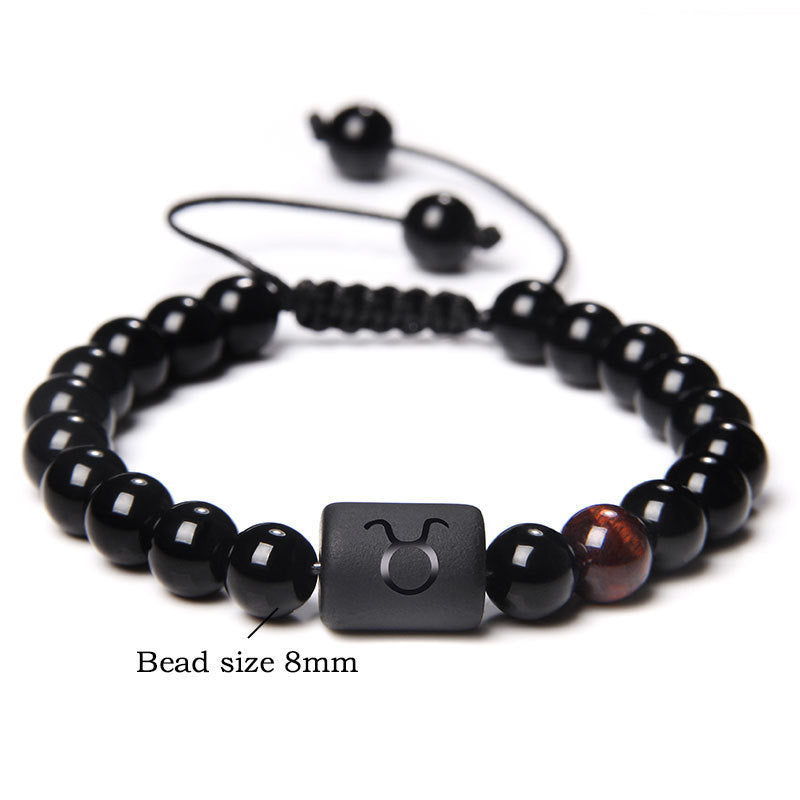 Women's & Men's Twee Constellation Woven Stone Beaded Adjustable Bracelet