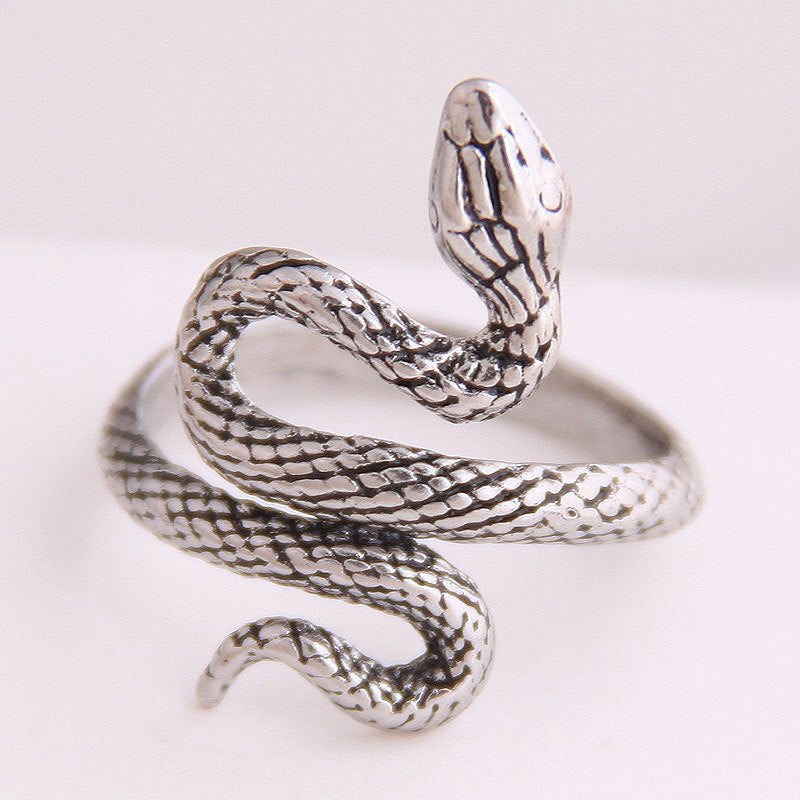 Metal Snake Exaggerated Personalized Finger Creative Rings
