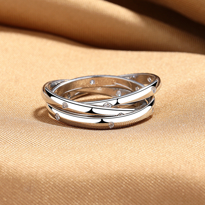 Light Luxury Temperament High Sense Design Unique Ring