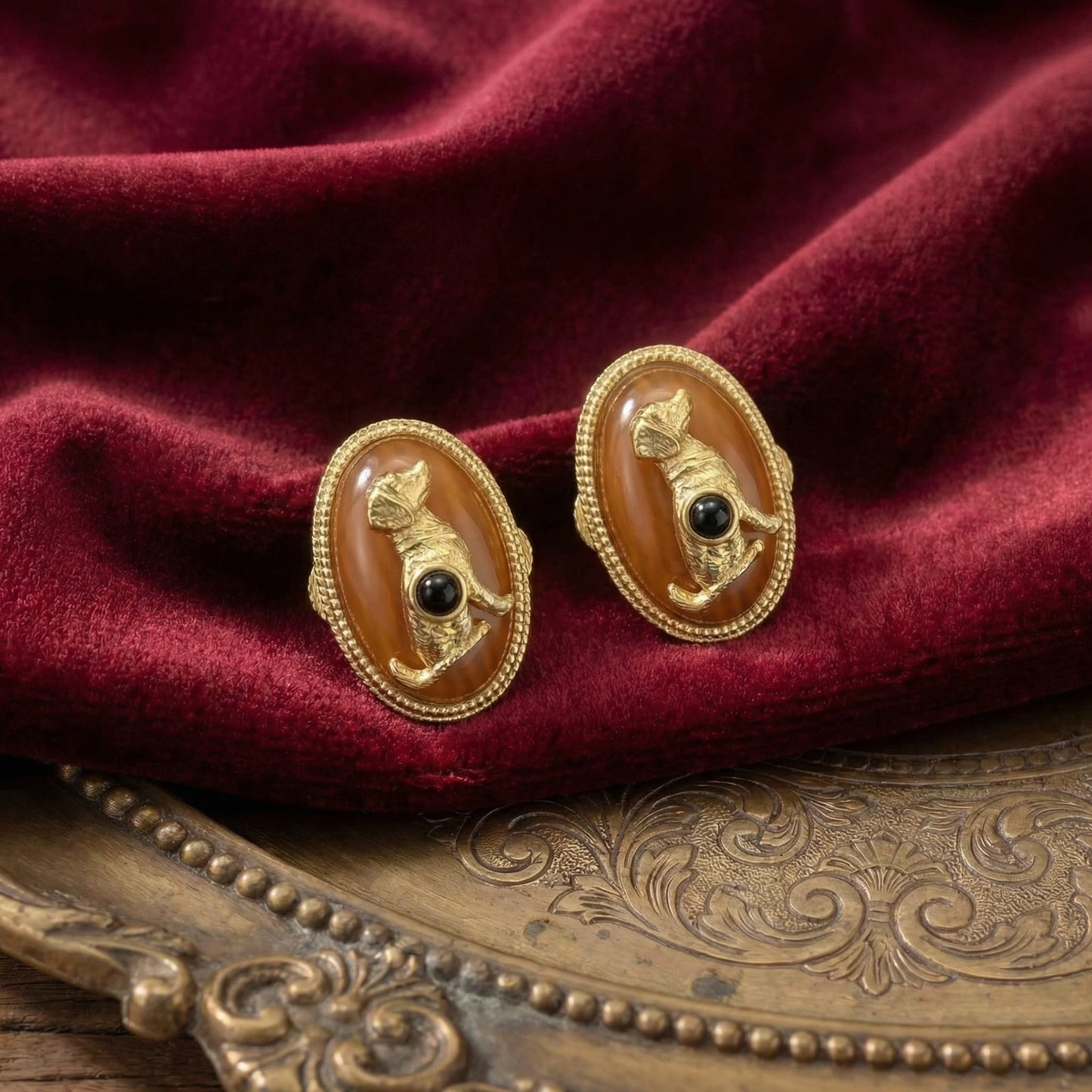 Women's Style Zodiac Ear Retro Refined Stylish Jewelry Set