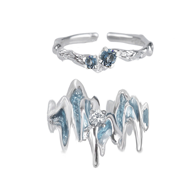 Open Female Design Trendy Cool Simplicity Personality Ring