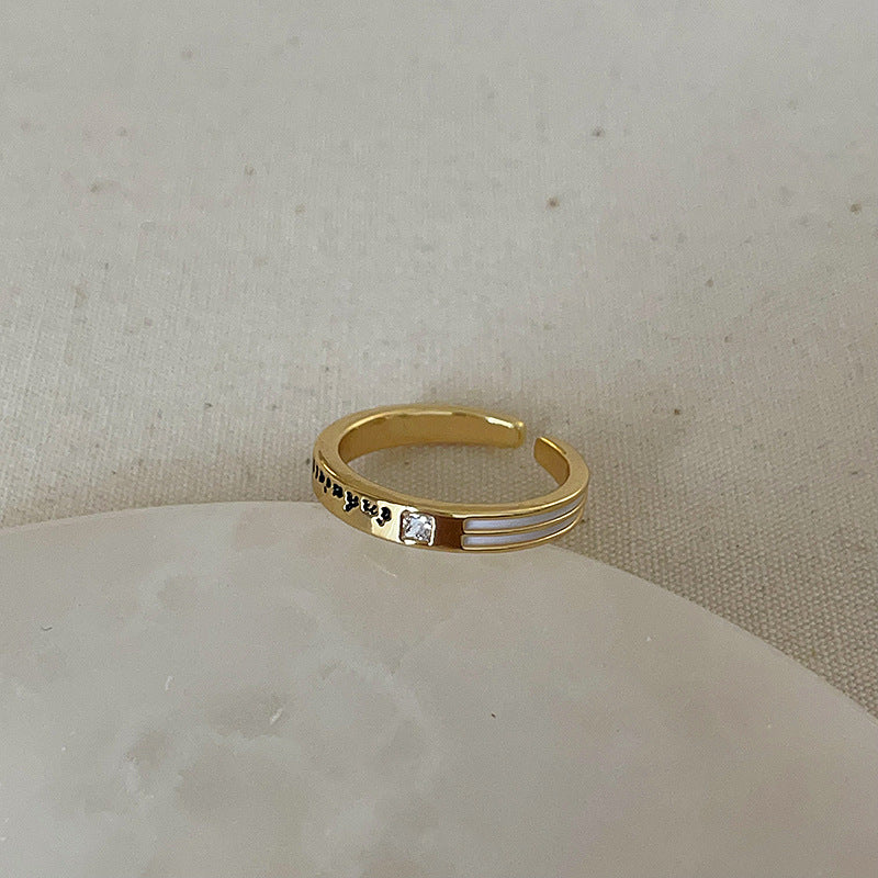 Niche High Sense Tigereye Fritillary Female Rings