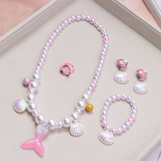 Jewelry Accessories Mermaid Tail Shell Set Necklaces