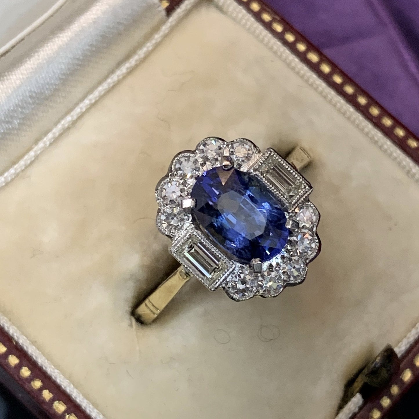 Women's Stylish Colored Diamond Engagement Holiday Gift Ring