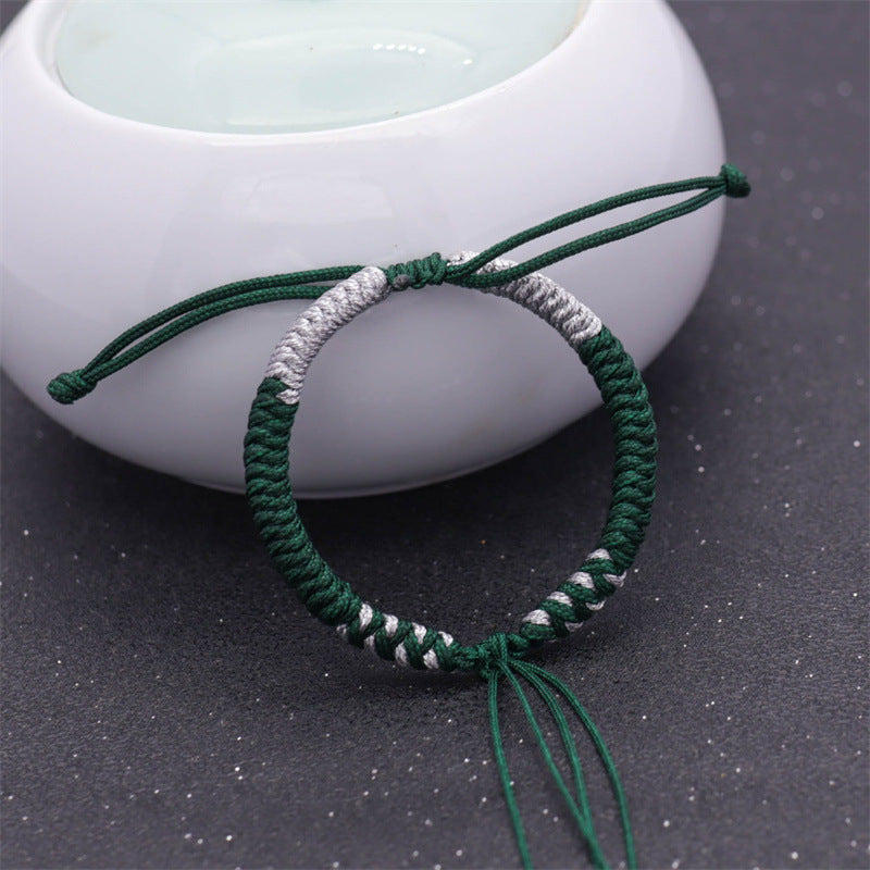 Carrying Strap Matching Red Rope Hand-woven Beads Bracelets