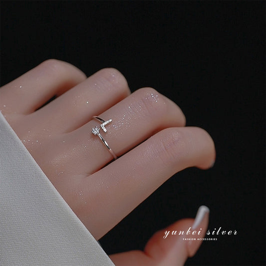 Women's Niche Fashion Personality Simple Open Index Rings